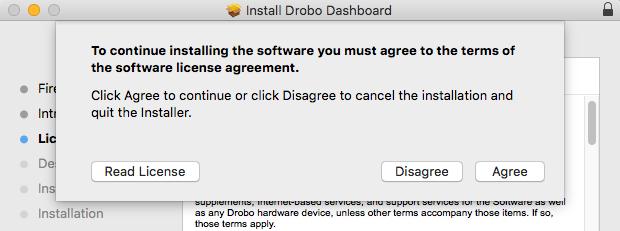 8. A dialog box will appear asking you to Agree or Disagree the terms of the