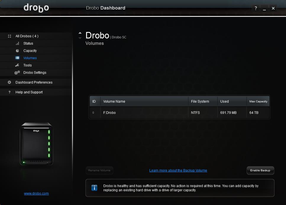 Drobos page. Then, double-click the image of your Drobo B810n. 2.