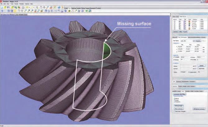 The Use of the Rapid Prototyping Method for the Manufacture and Examination of Gear Wheels 351 ProE and Pointcloud.