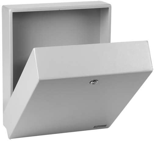 Features Foam-in-place gasket to protect documentation from harsh environments Hinged front for easy access to contents Three sizes to accommodate a wide variety of documents Sloped top to shed