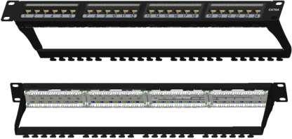 Patch Panel - PCB Type 24/48 Port OPTiLite s Category 6 Printed Circuit Board (PCB) Unshielded Twisted Pair (UTP) patch panels conform to Class E performance.