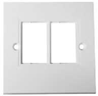 Dimensions: 86 x 86mm Angled Module. Fits with any LJ6C style faceplates.