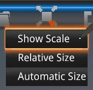 Show/Hide Scale Selecting Show Scale creates a box around the model in the scene. It displays the model s dimensions in meters.
