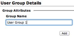 Managing User Group Details The User Group Details page allows you to maintain and view the detailed information about a user group, including the Group Name, Parent Group, and Child Groups.