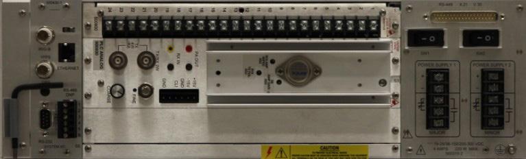 Rear View 3U GARD Pro with PLC Module and Input/Output Module Input/Output Modules PLC Modules Primary
