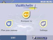 4. Navigate to Switch on your ViaMichelin Navigation X-930 Click on "Navigate to" You can choose your destination by one of 6 search methods: - to an Address - to a