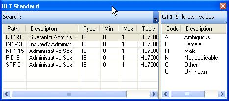 Fields modified in the Segment editor are reflected in the Message Editor and vice-versa. 2. Watch List Allows users to configure which fields are displayed for a message.