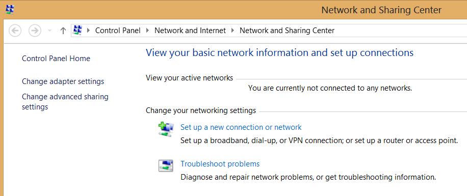 How to configure hopkins wireless for Windows 8: Step 1: Right click on the wireless icon (or network connection icon) at