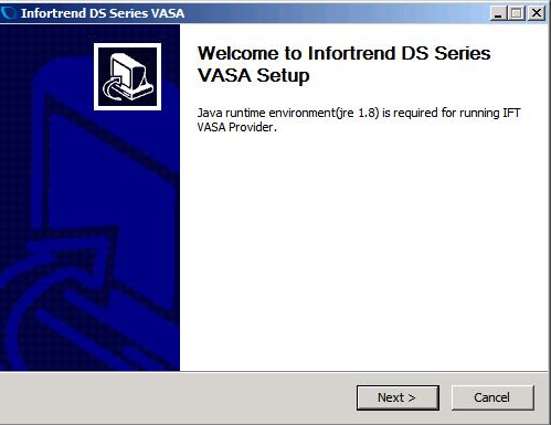 Installation Step 1: Download Infortrend VASA Provider from Infortrend Customer Support System: http://support.infortrend.