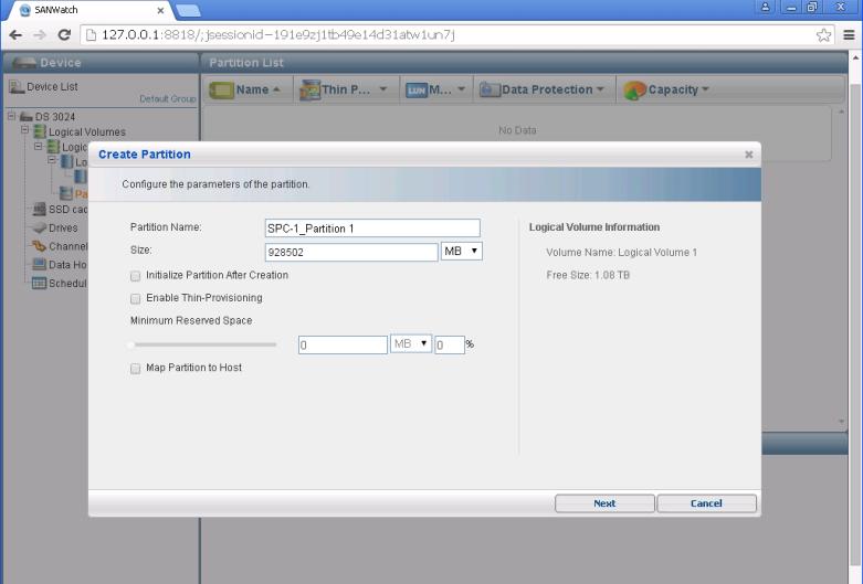 Select Customize the host LUN mapping configurations, Fibre or iscsi