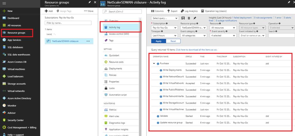 f) In the Azure portal, the successfully launched instance will be available under Virtual Machines.