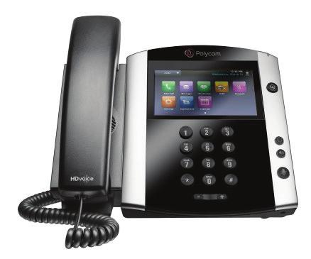 INTRODUCTION Premium business media phones delivering best-in-class desktop productivity for busy corporate executives and managers The Polycom VVX 600 is a premium business media phone designed to