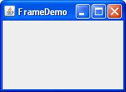 } Create the frame. JFrame frame = new JFrame("FrameDemo"); } Allow the user to close the frame frame.setdefaultcloseoperation(jframe.