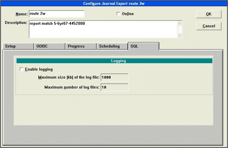 Configuring Journal Export in the Administration Application Caution: The Ignore messages older than field and Remove messages older than field work in tandem.