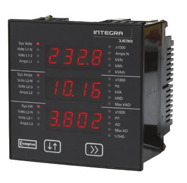 INTEGRA 630 DIGITAL METERING SYSTEM The Integra 630 digital metering system (dms) provides high accuracy 0.