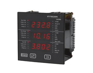 INTEGRA DIGITAL METERING SYSTEMS The Integra digital metering product portfolio offers an extensive range of systems designed to suit any power monitoring application.