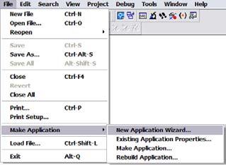 Files are loaded in the order listed. Assign compile options for the project (FAS files).