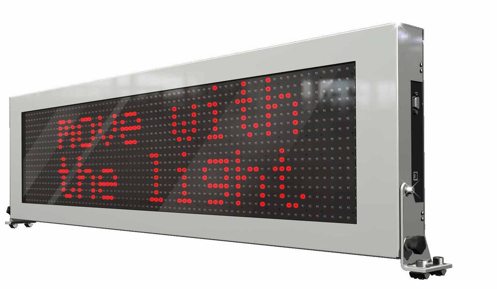 LED Display PRODUCT 2.0 Dimensions in mm: (W x H x D) 1140 x 310 x 67 Weight ca. 15.