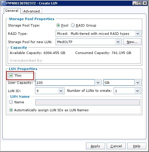 Chapter 4: Solution Implementation Figure 10. Create pooled LUN Wizard from EMC Unisphere 8. Select Host > Storage Groups. 9. To create storage groups to unmask LUNs to the Hyper-V hosts: a.