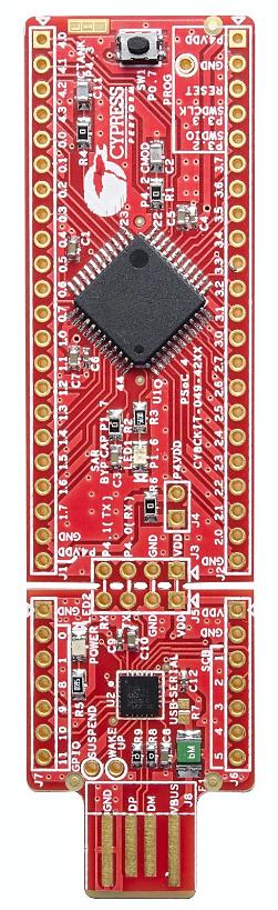 BLE I/Os Full SWD program and debug Arduino form factor-compatible Access to all PSoC 5LP