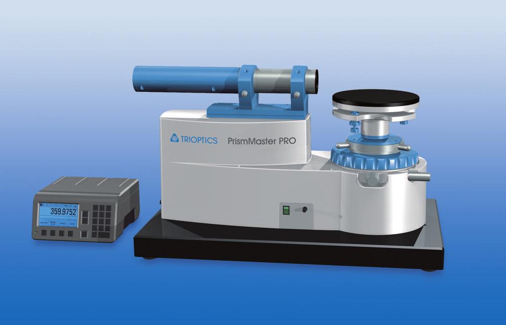 PERFECT IN FUNCTION AND DESIGN PrismMaster PRO which is moved manually and a compact electronic autocollimator.