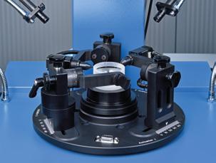 Cementing system equipped with the Alignment Unit Standard cements lenses with a geometry of R/D 0.7 1.