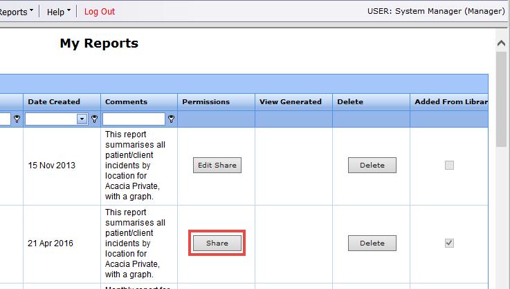 Determine the period of time over which the report will be run and enter this into the Report Time Frame field.
