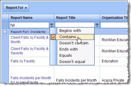 If there are more reports than displayed on your My Reports page, you will have the option to scroll to view more reports 2. Repeat step 1 until you have re-arranged your columns 3.