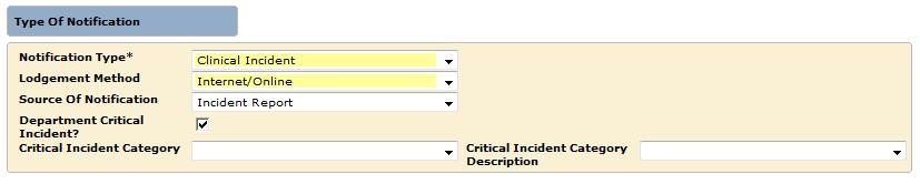 These fields will depend on the template setup in your organisation Control Panel: Allows you to print a copy of the Incident, distribute the incident to other users as required, view the history of