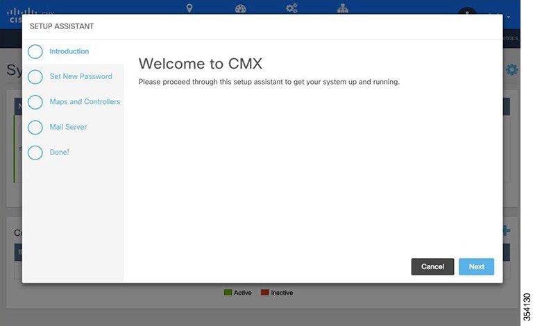 Installing Cisco CMX Using Web Interface Installing Cisco MSE in a VMware Virtual Machine Use https://<ip address> for all