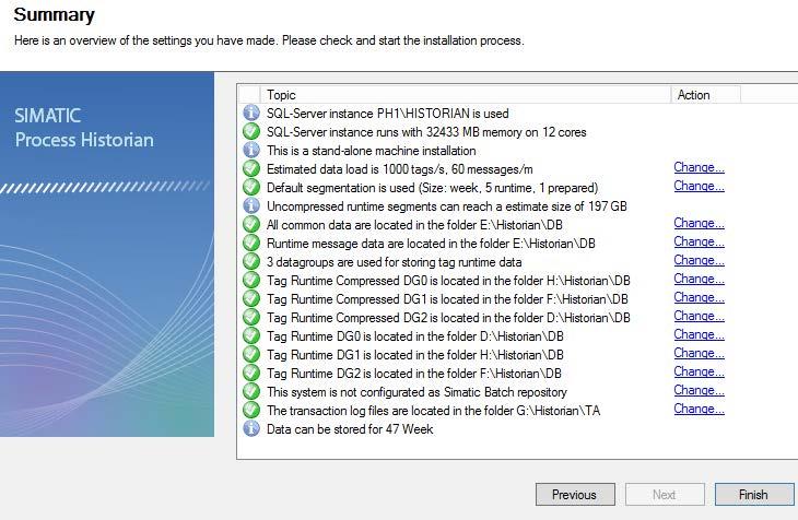 3.2 Setting up the database 8. Click "Next".