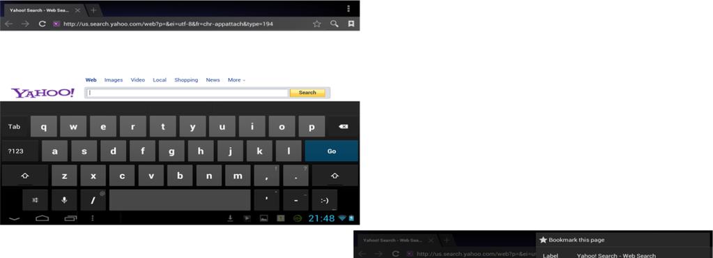 BROWSE THE WEB Your Tablet is equipped with a full HTML Web Browser that enables you to view web pages. A. To access the Web Browser select the icon from the App Tray. B. To enter a URL, tap the URL field at the top of the browser and enter the desired link using the QWERTY keyboard.