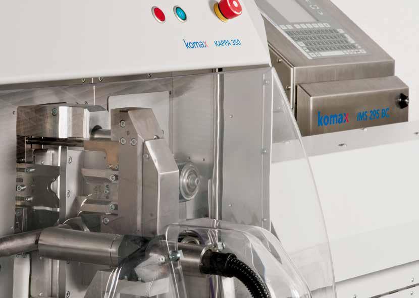 The Komax ims 295 inkjet systems open the way to flexible marking solutions for the wire processing industry, featuring High productivity (marking the wire as it moves at speeds of up to 9m/s)