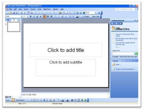 Presentation Software Example: Microsoft PowerPoint Adobe