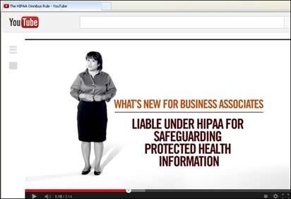 BUSINESS ASSOCIATES New Guidance: The HIPAA Omnibus Rule