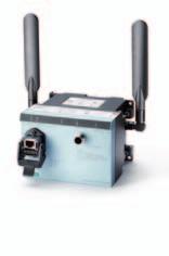 In addition, an IWLAN infrastructure can also be used for additional applications such as video monitoring. Industrial Wireless Telecontrol.
