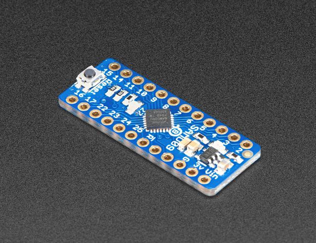 For example, our ATSAMD09 breakout with seesaw gives you 3 x 12-bit ADC inputs 3 x 8-bit PWM outputs 7 x GPIO with selectable pullup or pulldown 1 x NeoPixel output (up to 340 pixels) 1 x EEPROM with