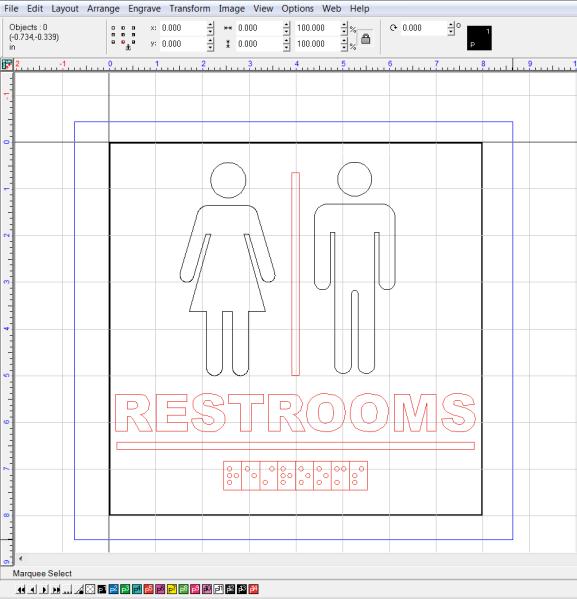 Go to Engrave > Create Tool Path and select Male to create all tool