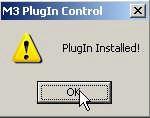 You can check to make sure the plug-in was installed by clicking on the plug-ins