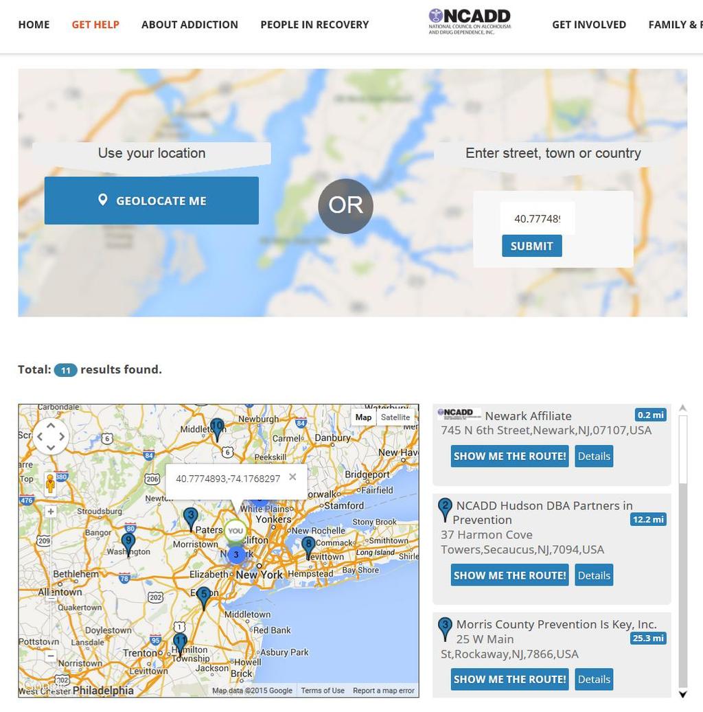 New Geo Affiliate Search Has GEO Search which automatically find local Affiliates from