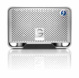 Ultra-Fast, High-Performance RAID with Thunderbolt Technology G-RAID with Thunderbolt, features the most powerful, flexible I/O technology ever introduced for the Mac.
