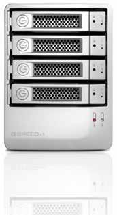 G SPEED es High-Performance esata RAID Storage for SD/HD Production G-SPEED es RAID solutions provide professional content creators with outstanding performance, high storage capacity and fail-safe