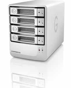 G SPEED Q Highly Versatile Quad Interface 4-Bay RAID Storage G-SPEED Q provides content creators a highperformance, quad-interface, 4-bay RAID solution for every type of digital asset.