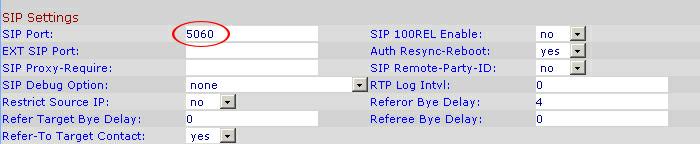 35 Sipura SPA 3000 How To 4. Navigate down to "Sip Settings" group. SIP Port: Enter 5060 into SIP Port field. 5. Navigate down to "Proxy and Registration" group. Proxy: IP address of PBXware server.