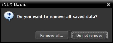 User s Manual 3. Click Yes when the following screen appears. 4. Click the Remove All or Do not remove button when the following screen appears.