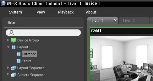 Click the (Event Spot) button on the toolbar at the bottom of the Live panel, and the current connection in the selected camera screen is released.
