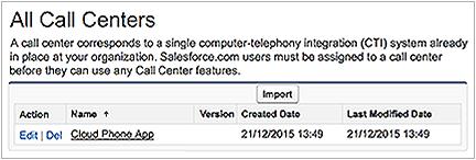 RingCentral for Salesforce Classic UK Administrator Guide Setting up the Call Center Step 3: Add Users to the Call Center Once you have installed the package from the AppExchange page given in Step