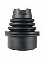 Overview TS SERIES Termination¹ Output Options Handle None 1 Castle 2 Winged Hat 3 Conical 4 Finger Tip 5 Round Jog 6 Pushbutton 7 Mushroom* 8 Low Profile* A Handles 1, 2, 3 B Castle, elastomer C