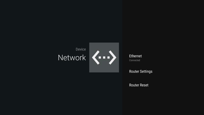 3 Select Network.