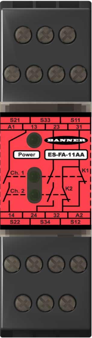 and ES-FA-11AA E-Stop Safety Module ANSI NFPA 79 Electrical Standard for Industrial Machinery Contact: National Fire Protection Association, 1 Batterymarch Park, P.O.